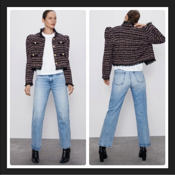 Zara Tweed Jacket - Picture 6 of 16